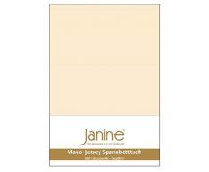 Janine - 5007, lenzuolo con angoli, tricot 180/200 cm - 200/200 cm Lino