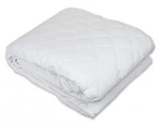 Tata Home Topper Materasso Trapuntato a Quadri Coprimaterasso Imbottito con Elastici Misura Piazza e Mezza cm 130x200