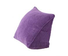ERYUE Cuscino a Triangolo,Cuscino Triangolare Comodo Cuscino da Lettura con Tasca con Zip Cuscino a Cuneo Triangolare Cuscino Piccolo per Il Sostegno della Schiena Cuscini per Divano Letto da Ufficio