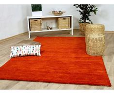 Ella - Tappeto Naturale Indo Gabbeh - Terracotta - 6 Dimensioni