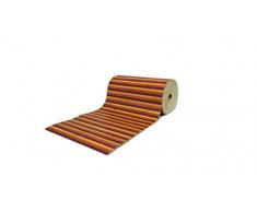 BIANCHERIAWEB Tappeto Bamboo Passatoia Antiscivolo Degradè Colore Rosso 50x280 Rosso