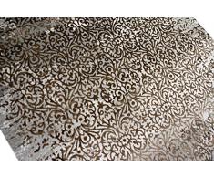 Modern tappeto antico vintage ornamenti vintage marrone Größe 120x170 cm