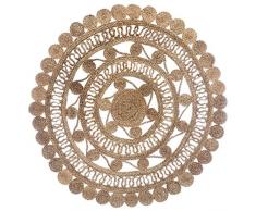 Tappeto in juta in pizzo Ritual