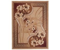 Carpeto Rugs Tappeto Salotto Classico Floreale Pelo Corto - Tappeti Salotto Grandi Dimensioni - Tappeti Camera da Letto - Tappeti Moderni Soggiorno - Beige - 200 x 300 cm