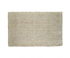 Gift Company Hampton - Tappetino in juta, 90 x 60 cm, colore: Grigio