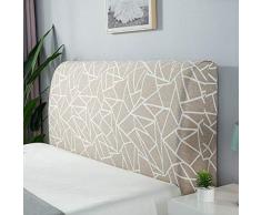 Copri/Copertura Testata Letto in Cotone Matrimoniale,Copritestata Letto Protezione da Mobili Fodera Elastica in Tessuto Copertura Antipolvere Decorazione Camera Letto (Color : A, Size : 200 * 70CM)