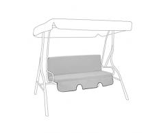Gardenista Cuscino per panchina a dondolo | Tenda per il patio allaperto | Cuscino resistente allacqua per sedili e schienale | Morbido, comodo e duraturo | Facile da pulire (Grigio)