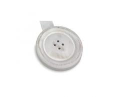 Tex family CALAMITA Ferma Tenda in Legno Calamite per Tende LEGATENDE Bottone Bianco