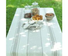 LinenMe 132 x 140 cm tovaglia in lino Tuscany, grigio