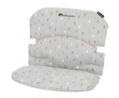 Bebeconfort Cuscino per Seggiolone pappa in legno Timba e Timba Basic, rivestimento impermeabile, colore Warm Grey