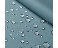 Peach - tessuto microfibra con impermeabilizzazione Teflon® idrorepellente - stoffa al metro (azzurro piccione)