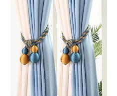 Fibbia in Tieback Tenda in sospensione in sospensione terza strofiera sferica moderna semplice home decor per tende cordone cordone elegante casa Cordini per Tenda ( Color : 3 , Size : Free size )