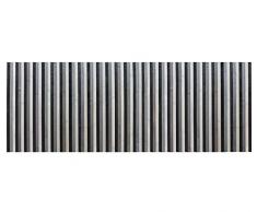 IlGruppone Passatoia per Cucina o Tappeto da Ingresso in Vero Bamboo Naturale 7 Misure 7 Colori - 50x200 cm - Grigio