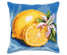 Collezione d Arte Cuscino Kit/maturo limone/40 x 40, Multi, 40 x 40 cm