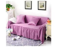 GELing Fodera per Divano a Doppia FacciaCopridivano Tre posti Elasticizzato con Braccioli Senza Braccioli Fantasia Fiori Motivo Floreale Universale Antimacchia，Green2,2 posti