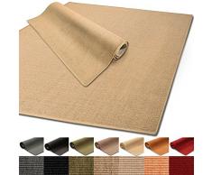Tappeto in 100% puro sisal, in diversi colori e svariate misure, naturale, 140 x 200 cm