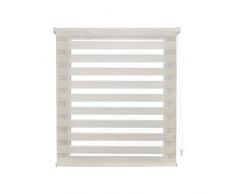 Blindecor Indus Sensa attrezzi | Tenda a rullo a doppio strato senza perforazione | Colore Lino 67 x 180 cm (Larghezza x Altezza) | Dimensioni del tessuto 64 x 175 cm