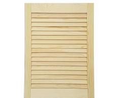 ANTA PERSIANA IN LEGNO MASSELLO DI PINO NATURALE spessore 20mm (Altezza 1000mm x Larghezza 460mm)