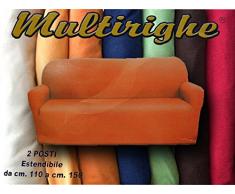 Copripoltrona Elasticizzato Millerighe Bordeux