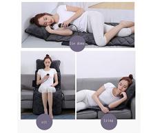 Materasso Massaggiante, Materassino Elettrico Per Massaggi, Pad Vibrante Multifunzione, Coperta Per Massaggio Riscaldante, Massaggio Domestico, Massaggio, Cuscino (Color : Black)