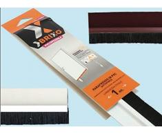 Parafreddo In PVC Ritagliabile Con Spazzola, Autoadesivo, Lunghezza 100 cm (Marrone)