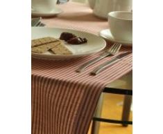 LinenMe runner da tavolo lino / cotone Jazz, rosso