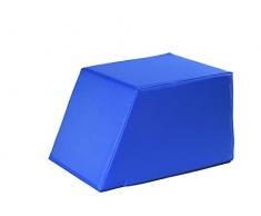 Cuscino a Trapezio Resingomm.Cuscino per Sollevare Le Gambe e scaricare la Schiena, Completo di Fodera antistrappo .Favorisce Il Flusso sanguigno, la decompressione delle Gambe e allevia i dolori