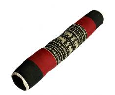 VIE Naturals Thai Kapok - Cuscino cervicale, misura piccola, colore: nero, taglia unica