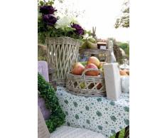 Clayre & Eef fao45p Presina piano straccio Serie Flowers All Over, 20 x 20 cm, Rosa