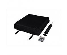 Mobiclinic, Cuscino antidecubito, Q-AIR, Marchio europeo, ad aria, Marcatura CE, cuscino antidecubito per sedia a rotelle, gonfiabile, Prevenzione delle piaghe da decubito, Ergonomico, Facilita la circolazione del sangue, 1 valvola, 45x40x6 cm