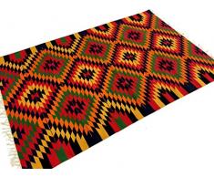 Trendcarpet Kelim Tappeto bhadohi mirz Singapore 140 x 200 cm, Cotone, 140 x 200 cm