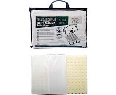 BabyTools Cuscino Antisoffoco Neonato (100% MEMORY FOAM e MADE IN ITALY) - Cuscino Neonato Antisoffoco Taglia 40x30 cm (OEKO-TEX®) - Cuscino Antisoffoco Ideale anche per Culla e Carrozzina