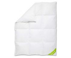 Koru Kids Piumone per bambini, 100 x 135 cm, 100% piume canadesi - Coperte per bambini, mini piumone, 100 x 135 cm made in Germany- per bambini e neonati (350 grammi di imbottitura - bianco)