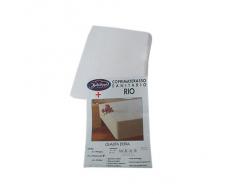 COPRIMATERASSO SANITARIO IMPERMEABILE MATRIMONIALE CON ANGOLI 100% COTONE E863