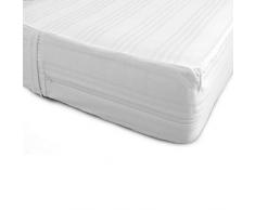 BIANCALUNA Fodera Coprimaterasso Aster Rigata c/Cerniera - Dimensioni Varie S986 Singolo