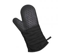 Lurch, Guanto da Forno in Silicone/Tessuto, Nero