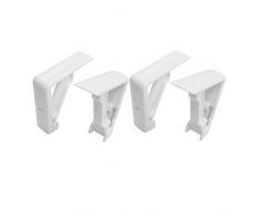 Vikenner -- 4 molle ferma-tovaglia in plastica a clip, ideali per casa, giardino, feste, pic-nic, matrimoni