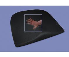 Gel + Viscosa Cuscini a cuneo Cuscini seduta con Soletta Gel + viscosa nero 41 x 38 x 8 cm supporto cuscini per Carrozzella Sedia da ufficio Sedia direzionale Auto LKW Autobus viscoelastico Cuscino Imbottito Decubito per i viaggi Base per sedersi
