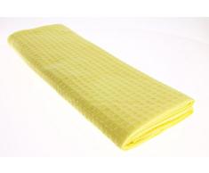 6 x strofinaccio in 100% cotone waffle piqué in giallo strofinacci da cucina Gastro