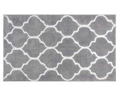 Homcomodar Tappeto da Bagno Antiscivolo Grigio Tappetini per il Bagno Assorbente Microfibra Tappetino da Bagno Lavabile Tappetino Doccia 70x120cm