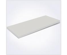 miasuite i sogni italiani Topper CORRETTORE in MEMORYFOAM per Materasso Singolo 80x200 Altezza 3 CM SFODERABILE Aloe Vera