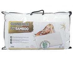 BIANCHERIAWEB Guanciale Cuscino Letto 50x80cm Anallergico Traspirante Fibra Protect Bamboo