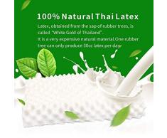 Kelly' Harvest House Guanciale in Lattice Naturale Cuscino Completo per Il Collo a Pelo, Miglioramento del Trattamento dell'insonnia, Polvere ipoallergenica, Antibatterica, Anti-acaro (Colore : Pink)