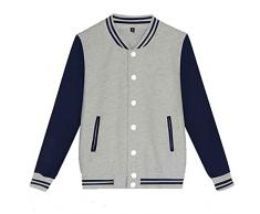 FASLOLSDP Abbigliamento Uomo Maglione Collare Bottoni Piumone Manica Lunga Giacca Sport Top Cappotto Pelliccia Uomo, grigio., S