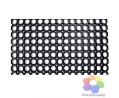 ZERBINO ROBUSTUS COMPONIBILE IN GOMMA STAMPATA 40 x 70 x 15 MM. NERO