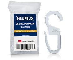 NEUFELD® 120 ganci con occhiello da 10 mm | Ganci per tende | Ganci per anelli | Ganci per tende | Ganci per tende | Ganci | Ganci per tenda | Ganci per tenda