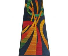 BuyElegant Arte Moderna Nero tappetini Poliestere Pavimento Tappeto Super Assorbente Eco-Friendly in Lattice Antiscivolo Tappeti per La Cucina camere da Letto Sala Conservatorio 137 x 49 cm