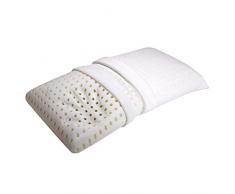 Bellasoft Classico Aria - Cuscino Ortopedico in Memory Foam per Dormire sulla Schiena e sui Fianchi con Rivestimento Termico, 60 x 40 x 16 cm