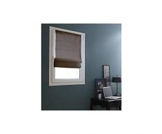 madecostore - Tenda a Pacchetto, Tessuto, Cioccolato, L32 x H150 cm