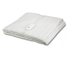 Palucart 1 scaldaletto singolo 160 x 70 cm scaldaletto lettino coperta termica elettrica riscaldamento 60w 2 gradi di calore 1 telecomandi